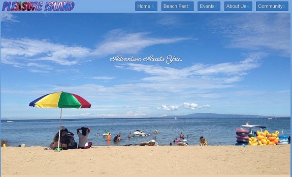 pleasure island css site by rodney bradshaw